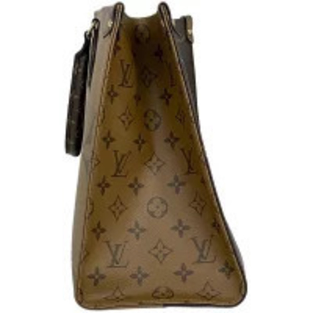 Louis Vuitton Bag OnTheGo Tote Monogram Shoulder Giant Brown Reverse Brown